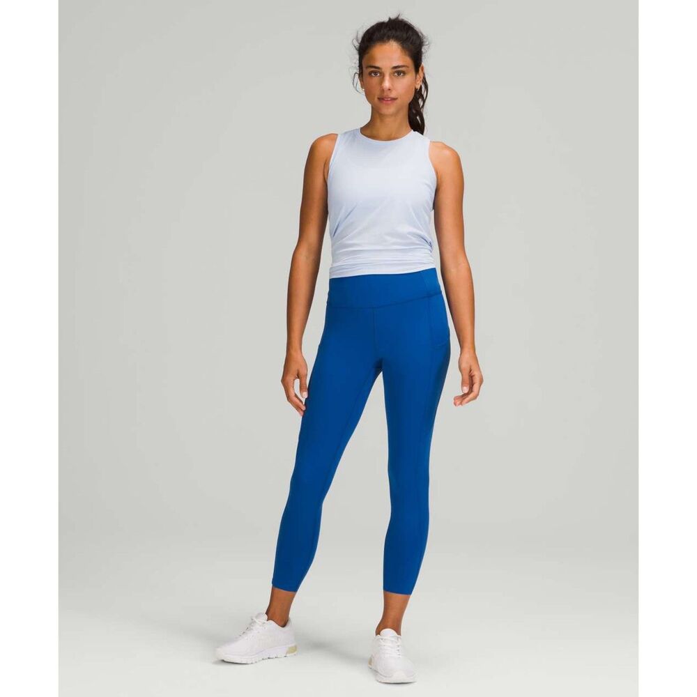 Lululemon Fast and Free High-Rise Running Tights Nulux Symphony Blue 18